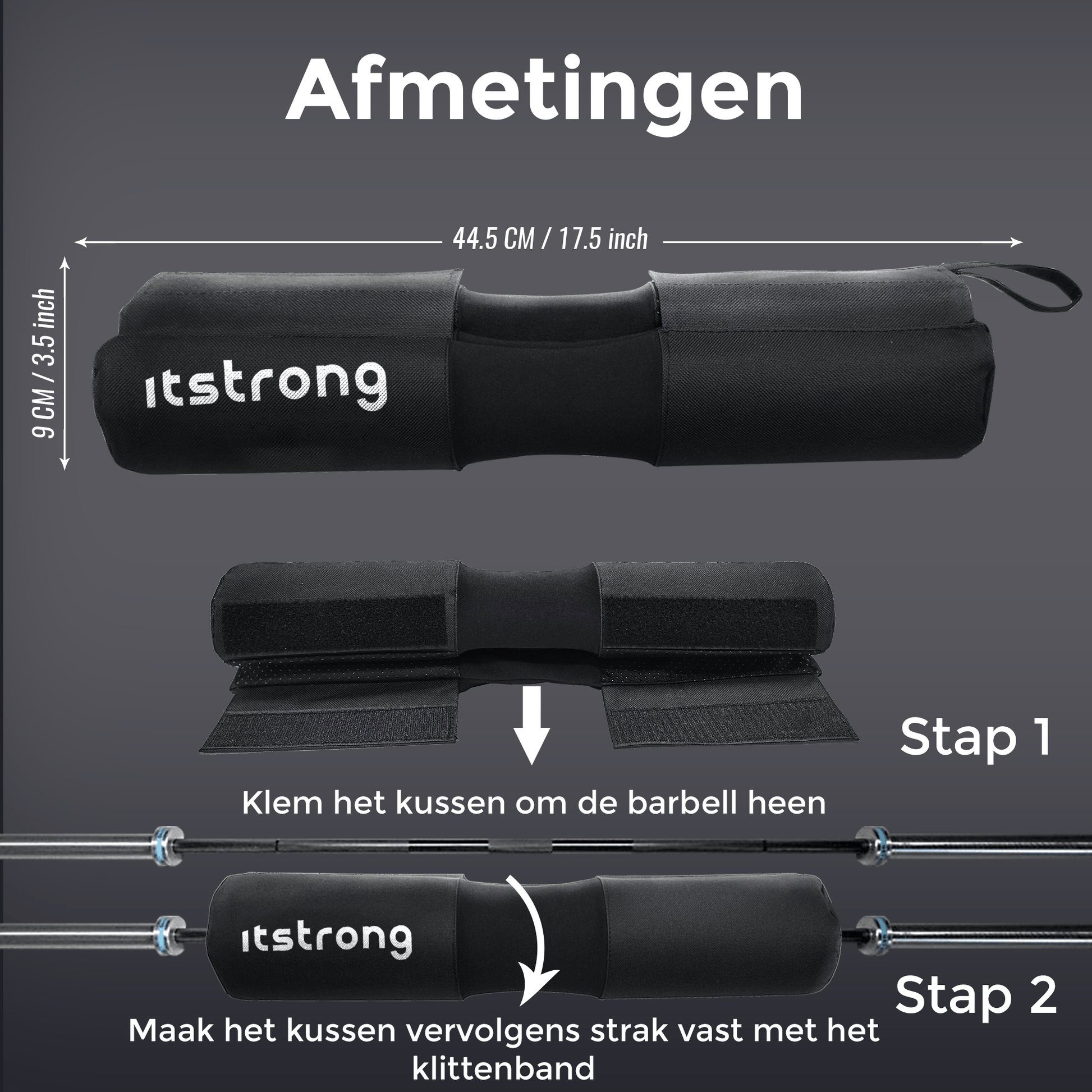 Barbell Squat Pad Squat Bar Pads Bescherming voor Krachtstang met Nek en Schoudergewicht Barbell Squat Pad Squat Bar Pads Bescherming voor Krachtstang met Nek en Schoudergewicht