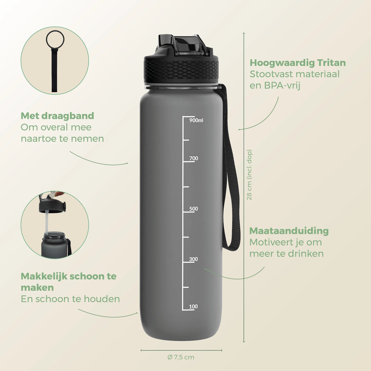 Motivatie Drinkfles