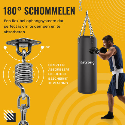 Suspension system with spring